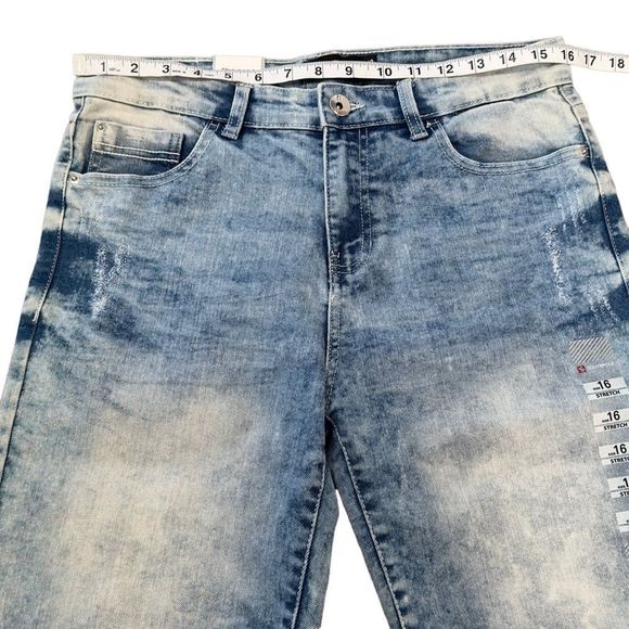 SOUTH POLE DENIM Bermuda Shorts Size 16 NWT - Picture 7 of 16